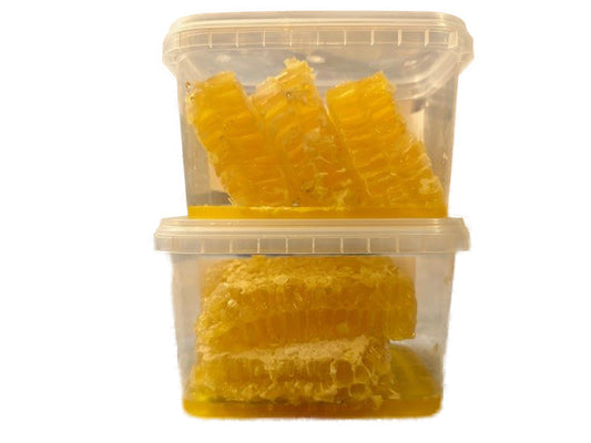 100% Real Raw Pure Organic Honeycomb 500G Tub. Brand New Harvest.